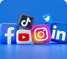 Editable contact info & social links