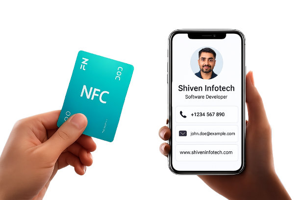 NFC Card and Phone Mockup
